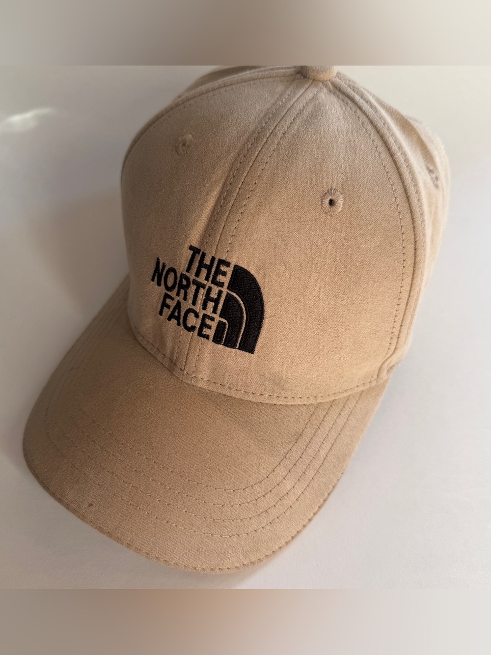 The North Face Tan Baseball Cap with Black Embroidered Logo